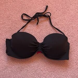 Victoria’s Secret Bikini Top Black Size 34C